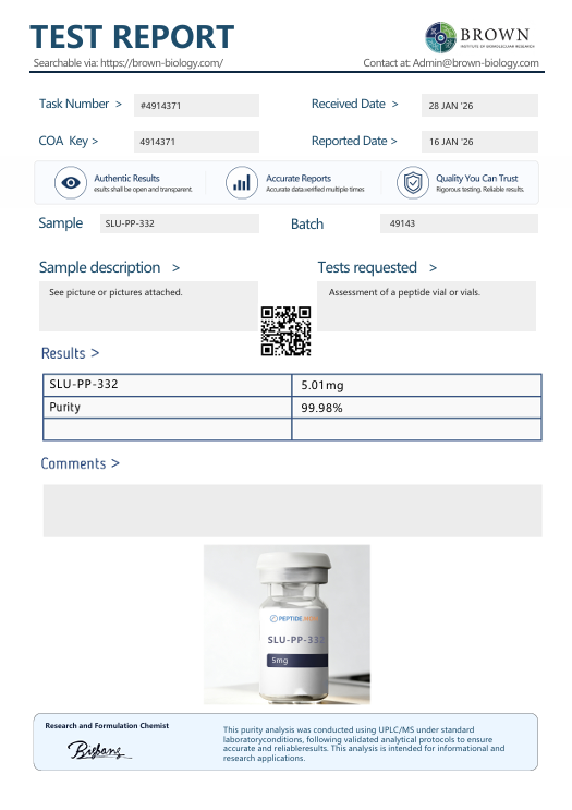 SLU-PP-332 (5mg) - Image 2